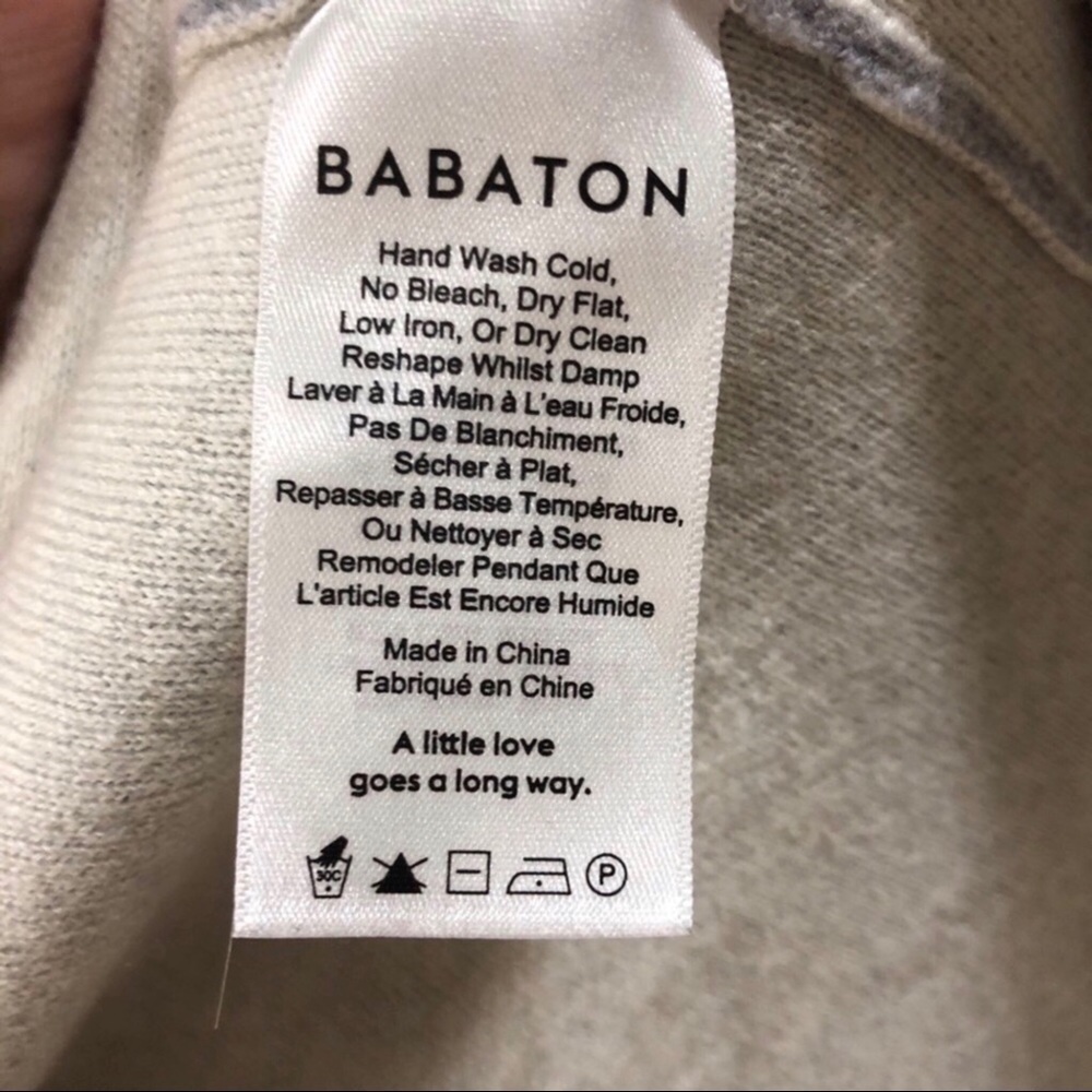 Babaton Aritzia Beekman Sweater Open Front Gray Size XS Cardigan FKM1–3319-48 - Picture 9 of 10